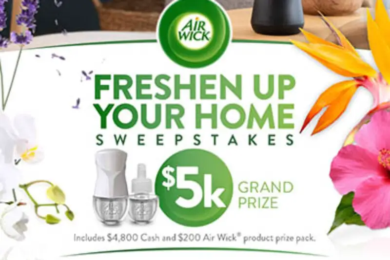 Win $4,800 from HGTV & Air Wick