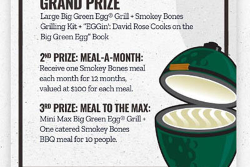 Win a Big Green Egg Frill from Smokey Bones