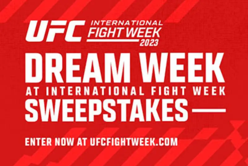 Win a Trip to a UFC Fight