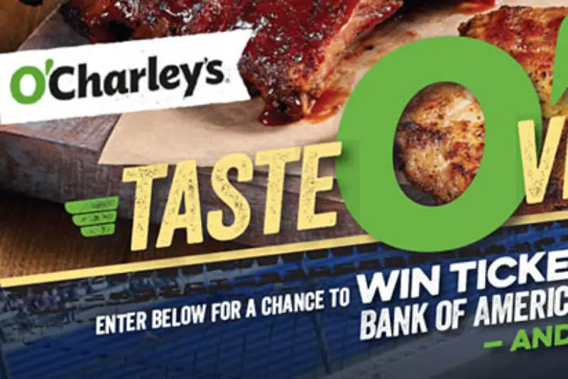 Win a Trip to NASCAR from O'Charley's