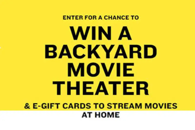 Win a Backyard Movie Theater from Mike's