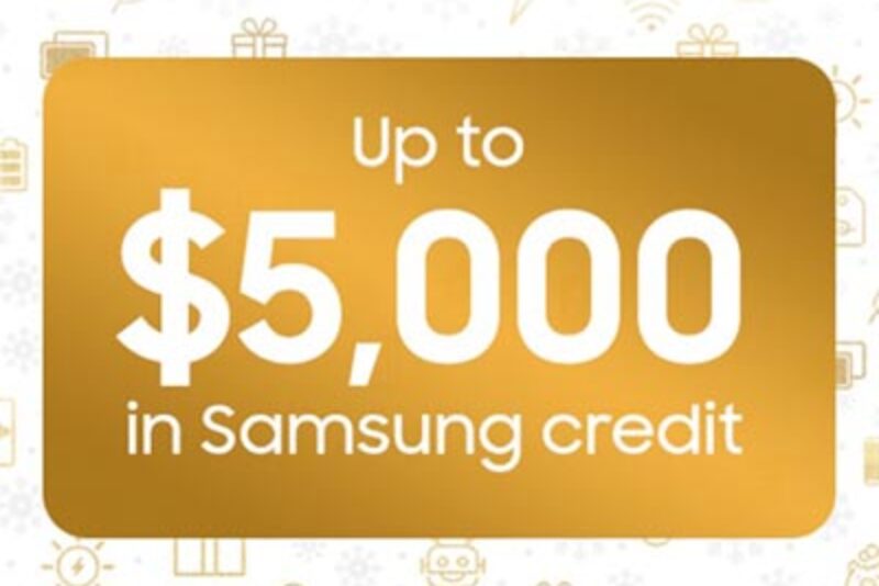 Win a $5,000 Samsung eCertificate