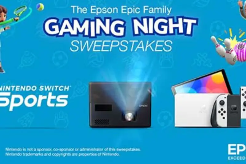 Win a Nintendo Switch OLED from Epson