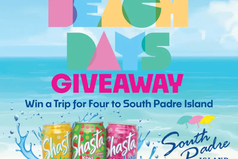 Win a Trip to South Padre Island from Shasta