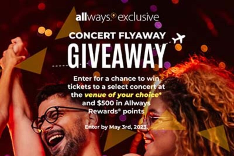 Win a Concert Flyaway from Allegiant