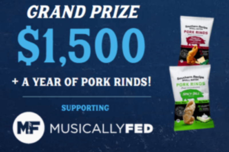 Win $1,500 and a year’s supply of Pork Rinds