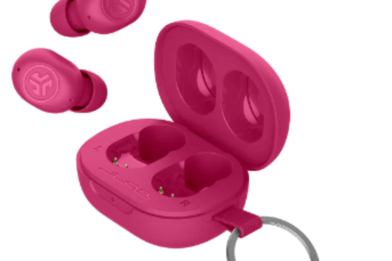 Win one pair of Pink JBuds Mini Earbuds
