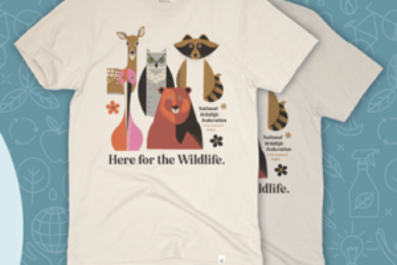 Win Two "Here for the Wildlife T-shirts"