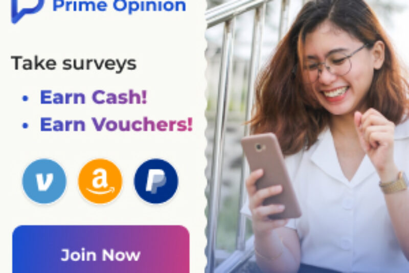 Share Your Opinions, Earn Rewards with Prime Opinion