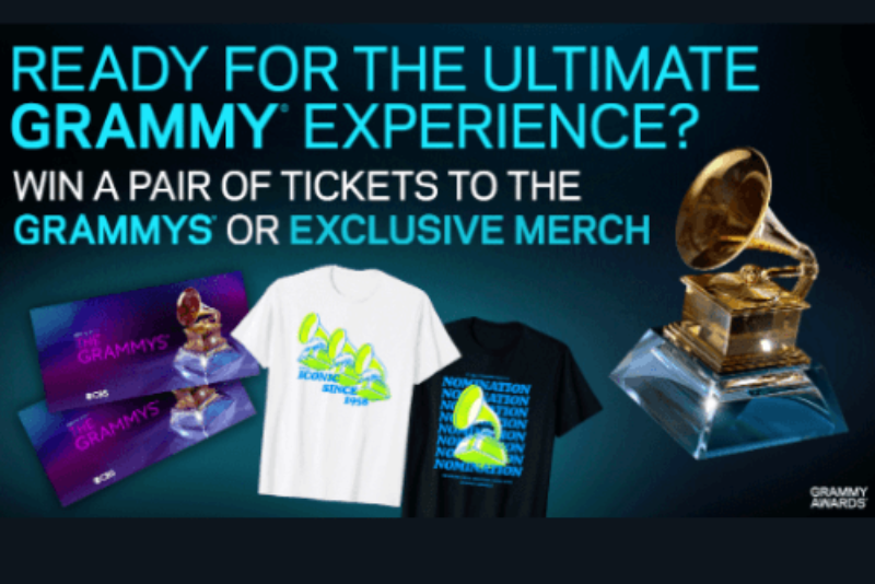 Win Two Bronze Level Tickets to Attend the 66th Annual GRAMMY Awards