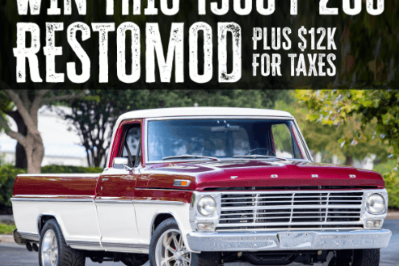 Win a 1968 Ford F-250 or $40,000