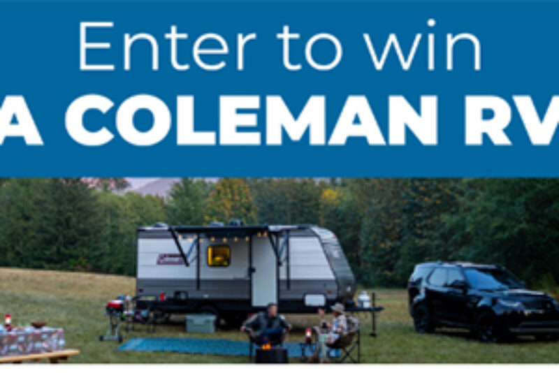 Win 1 of 4 Coleman RV's from Camping World