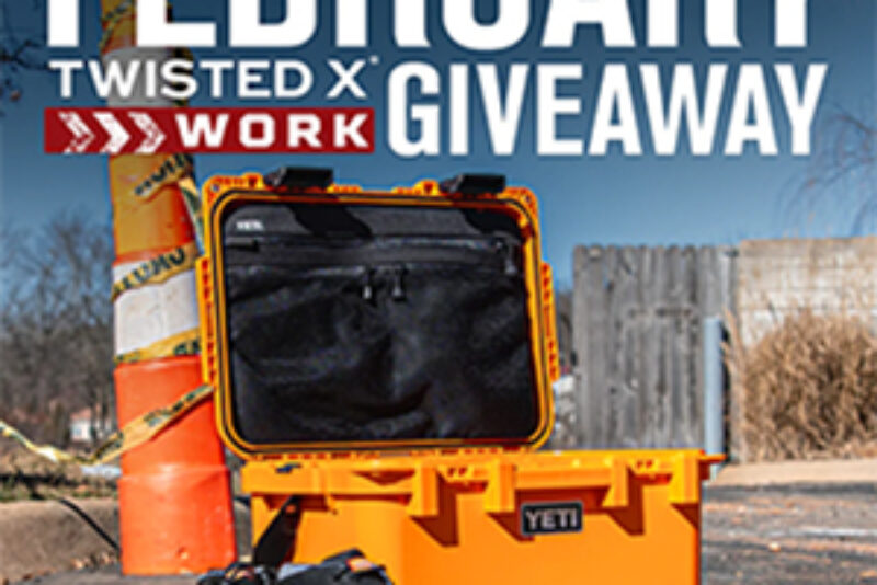 Win Twisted X Work Footwear and a YETI Gearbox
