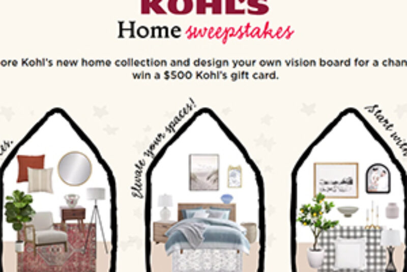 Win a $500 Kohl’s Gift Card