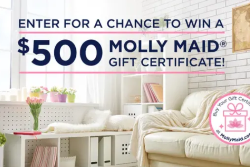 Win a Molly Maid Gift Certificate