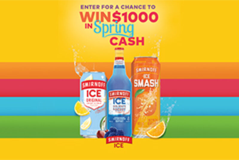 Win $1,000 from Smirnoff Ice